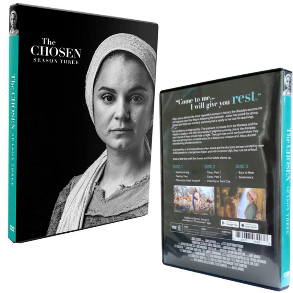 The Chosen: Season 3 DVD 3 disc set Brand New region 1